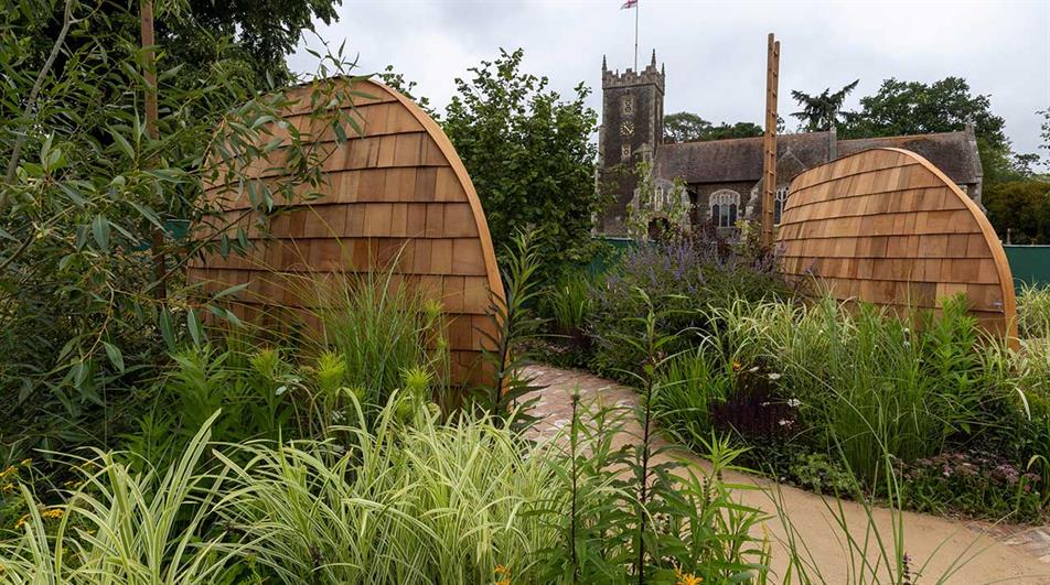 RNIB Talking Books Garden by Paul Hervey-Brookes - credit: Neil Hepworth/RHS